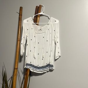 Small white long sleeve